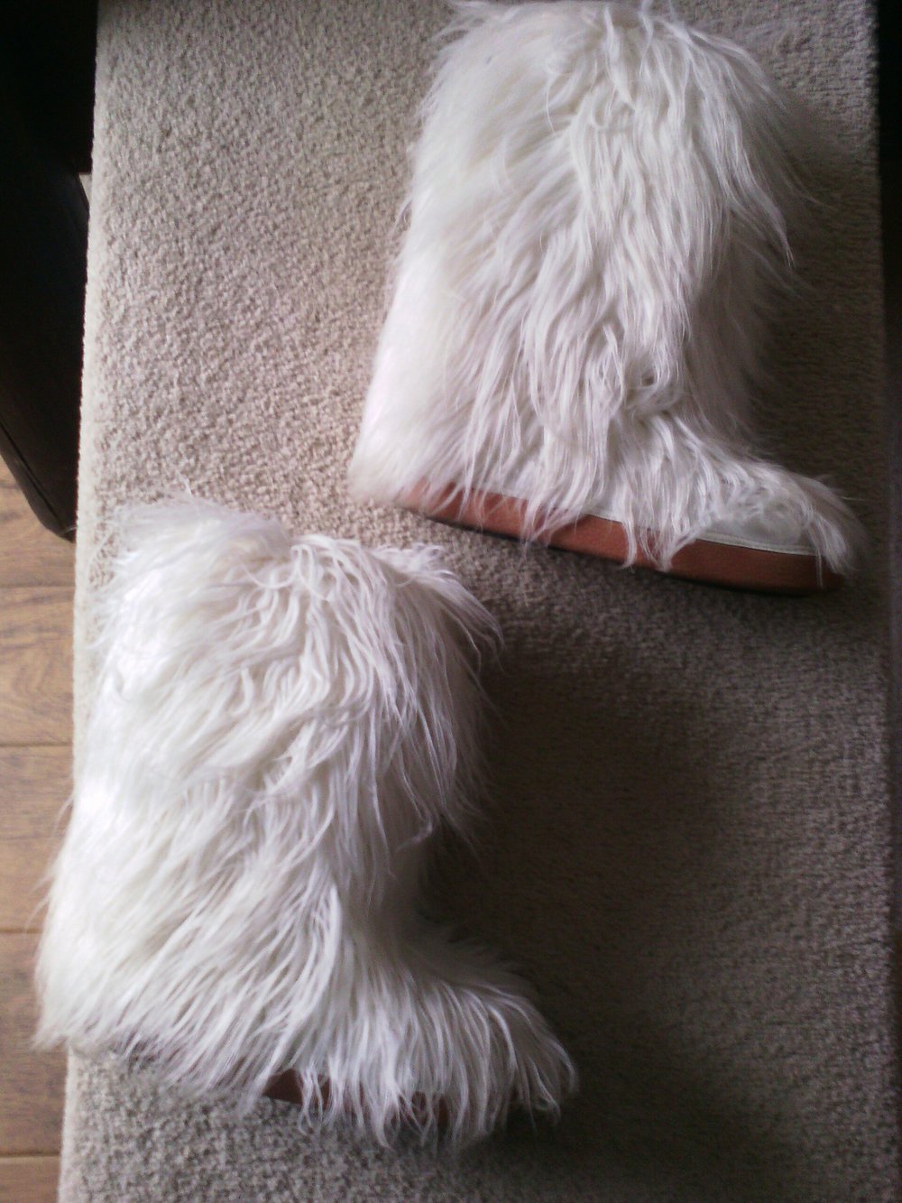 weiB ich nicht Fell Moon Boots Gr.38 40 Kleiderkorb