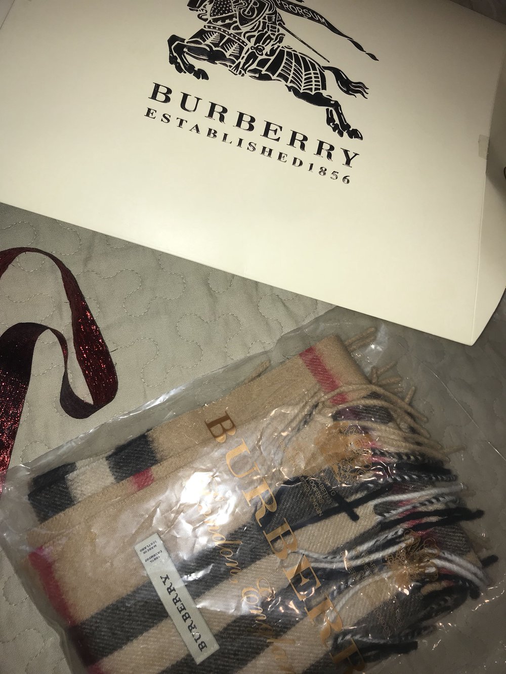 Burberry Kaschmir Schal, Tuch