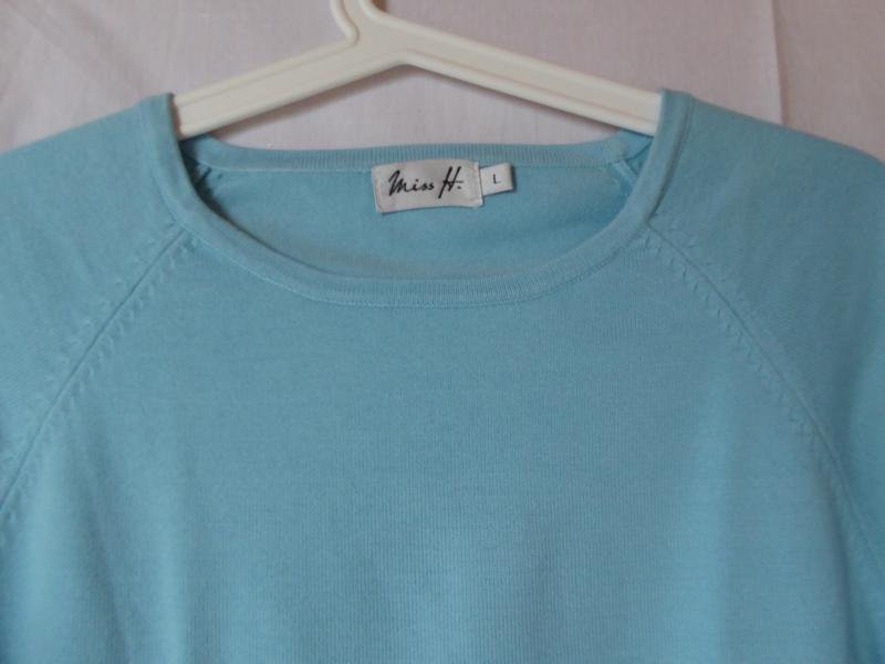 Hellblauer 3/4-Arm-Pullover von Miss H (Galeria Kaufhof)