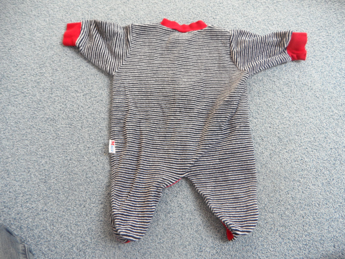 Mauz Schlafanzug Strampler Overall Einteiler 56