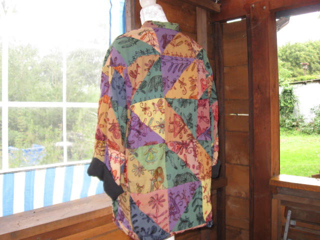 *** Ganz besondere Patchwork Jacke ~ Vintage ~ Lagenlook ~ Hippie Muster ***