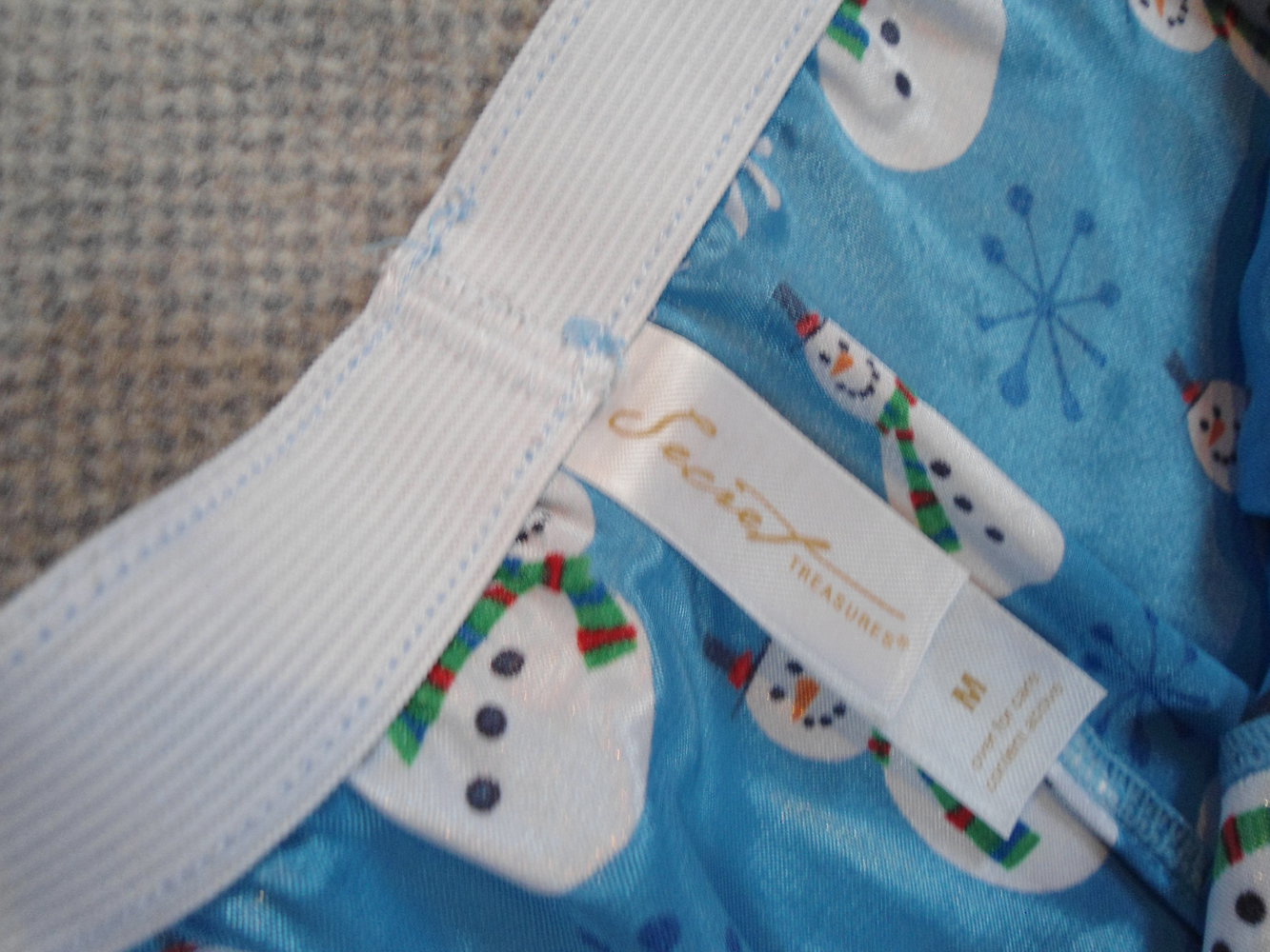 Schneemann Satin Boxershorts Gr 38