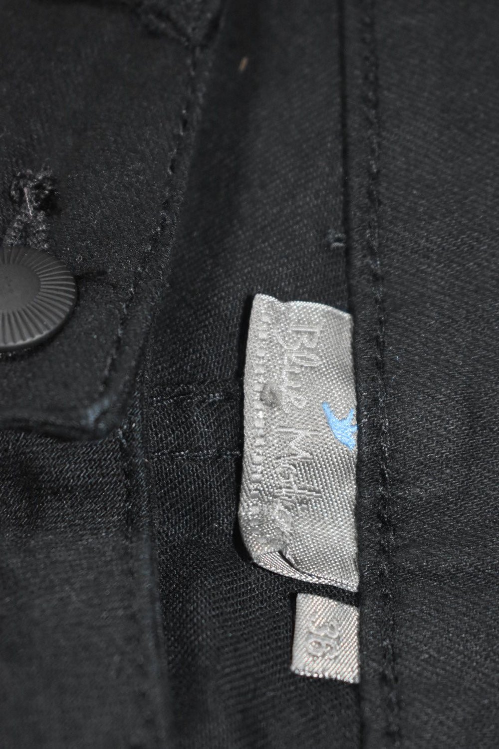 Verkaufe hose in schwarz mit glitzer streifen