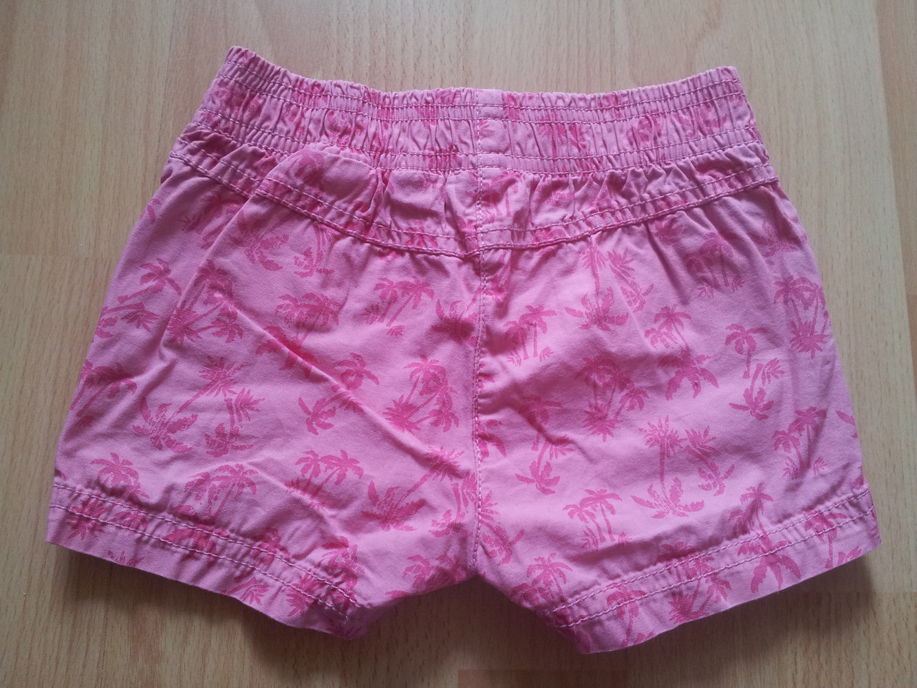  kurze Hose rosa pink Palmen Gr. 86/92