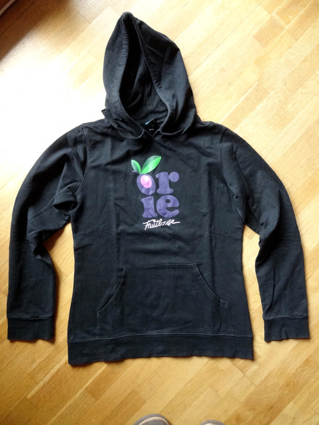 Iriedaily Hoody Gr. L M 38 40 Kapuzenpullover schwarz Skater 