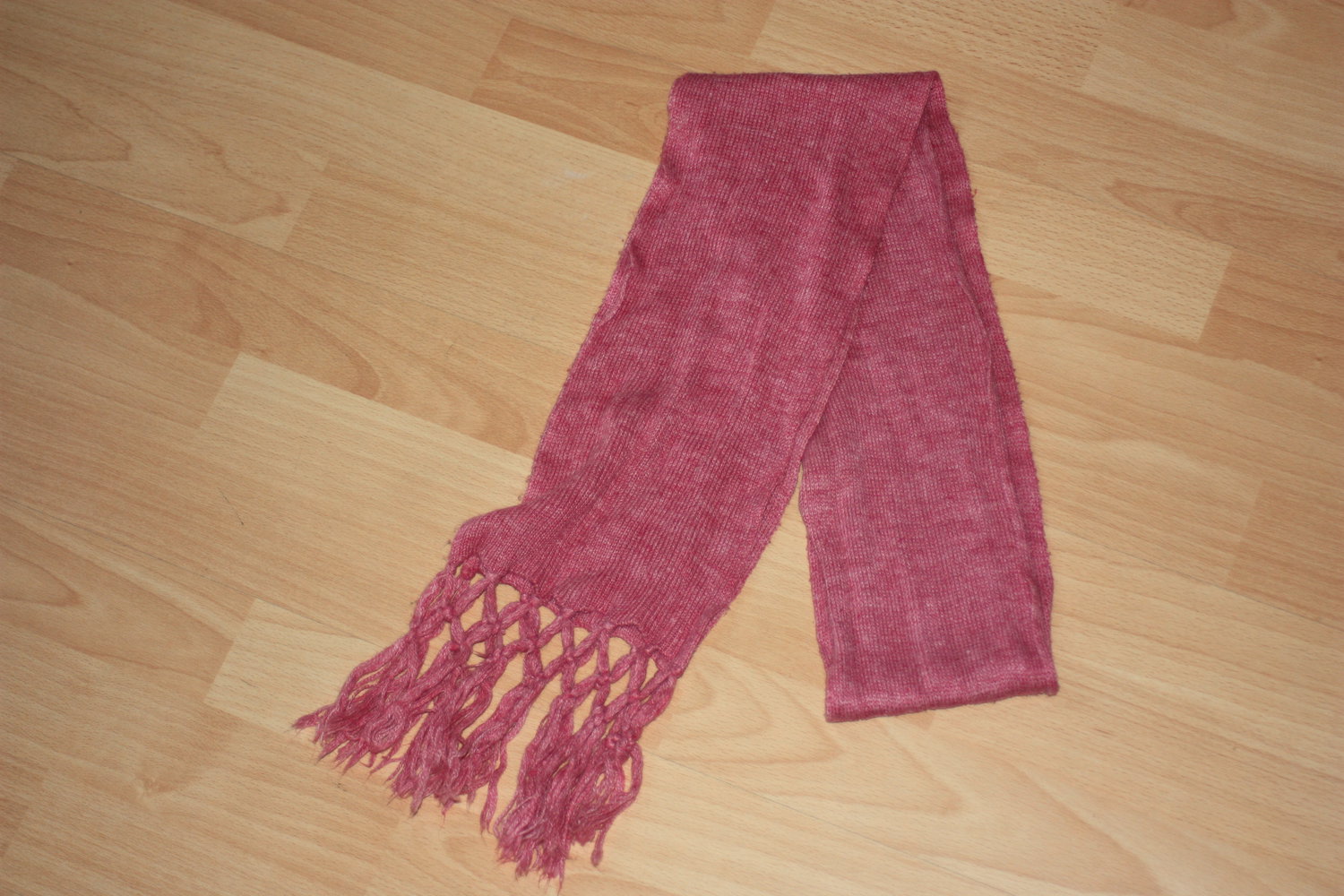 Rosa Fransen Schal für Mädchen