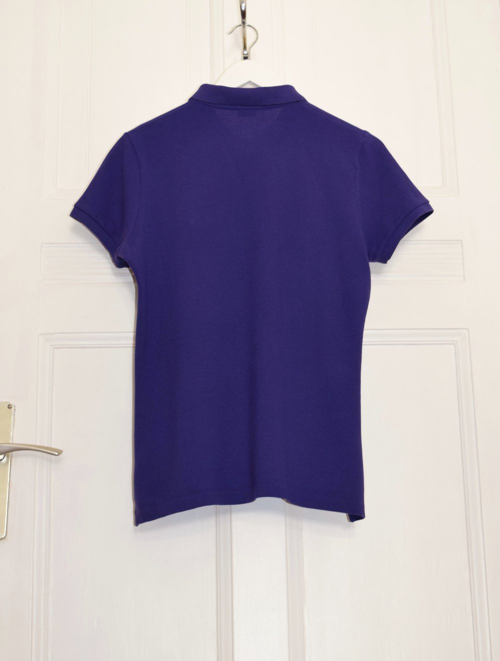 Original Lila/ Navy Blue Skinny Polo von Ralph Lauren