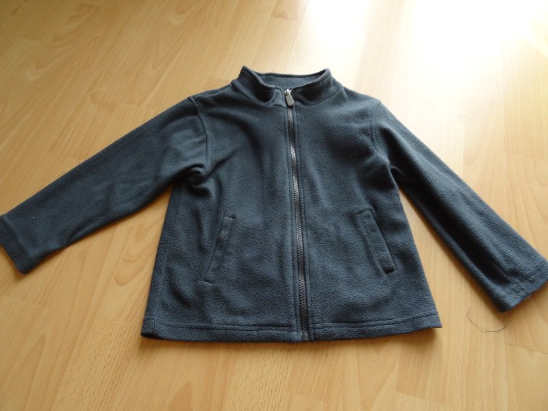 Fleecejacke Rockpoint Gr. 104 dunkelgrau Fleece Jacke