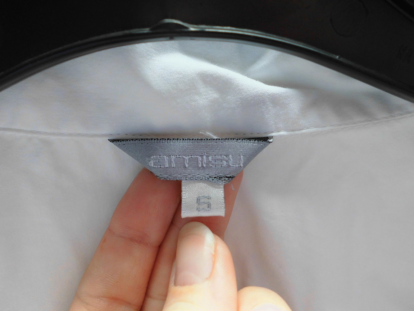 Weiße Bluse 3/4-Arm Gr. 36