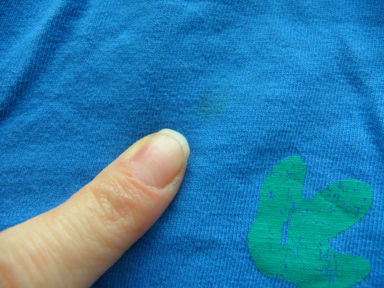 s.Oliver süßes Langarmshirt Lagenlook Fußspur-Druck