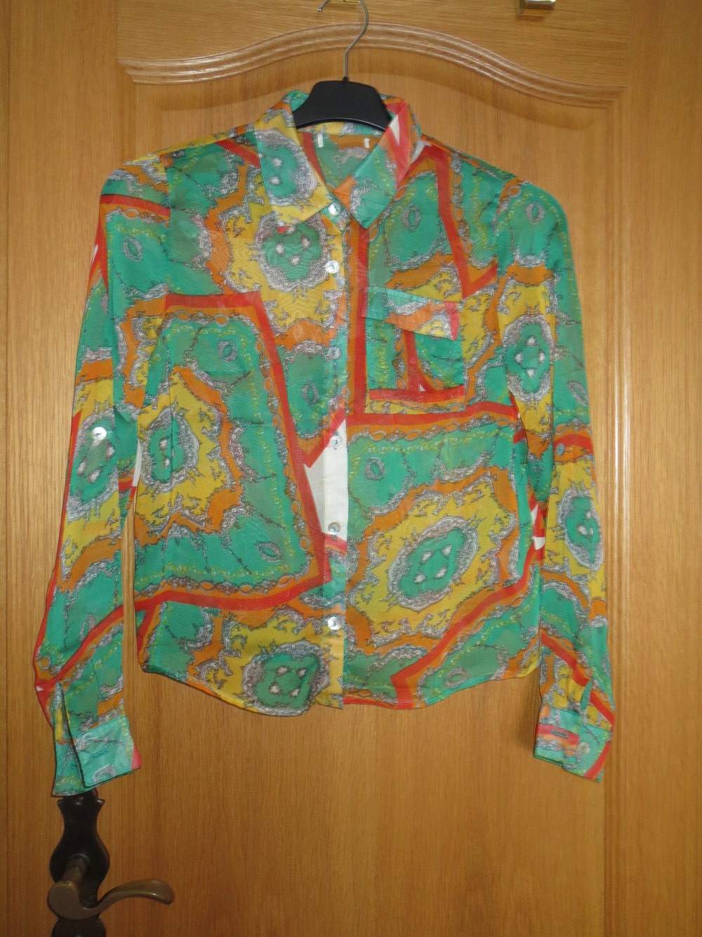 Bluse, Gr.36/38 bunt