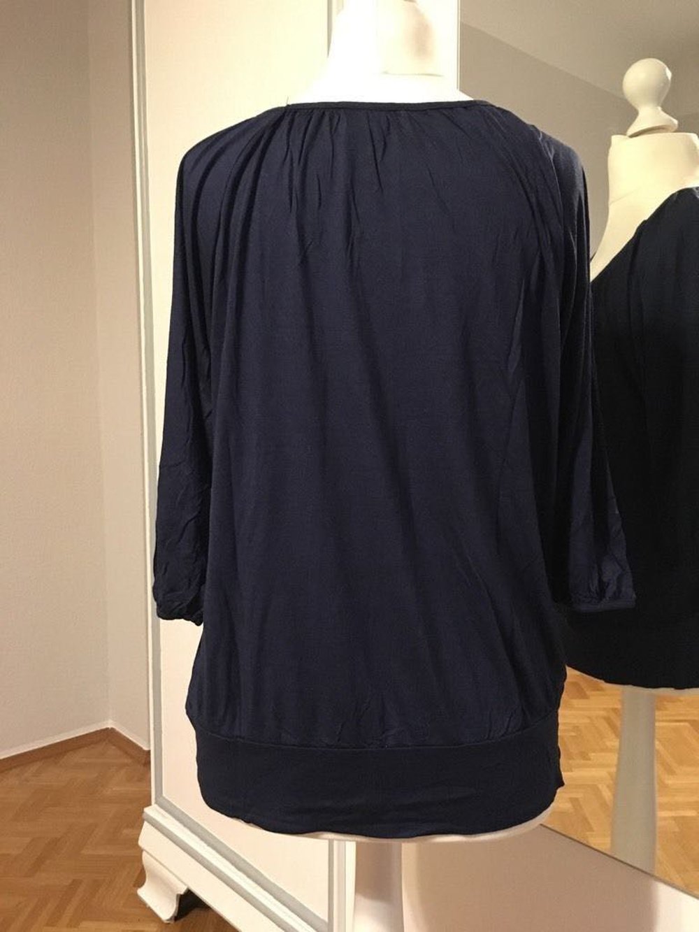 Shirt Oberteil marineblau H&M Größe M
