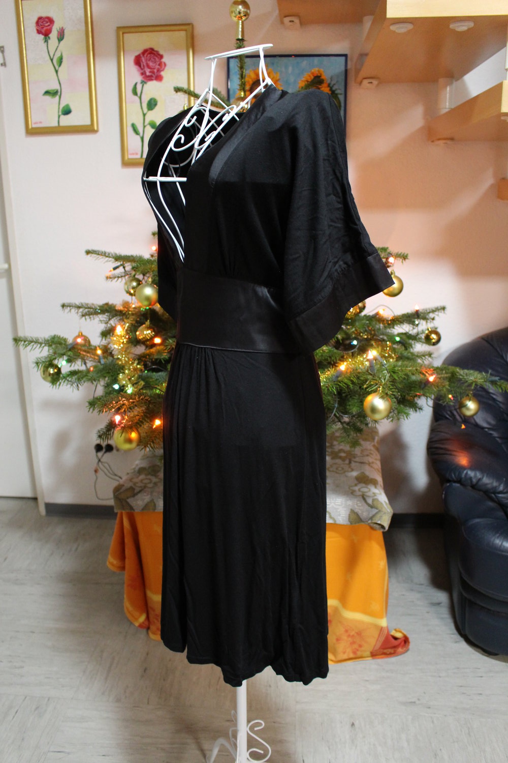 182. Kleid im Kimonoschnitt von H&M, Gr. 34