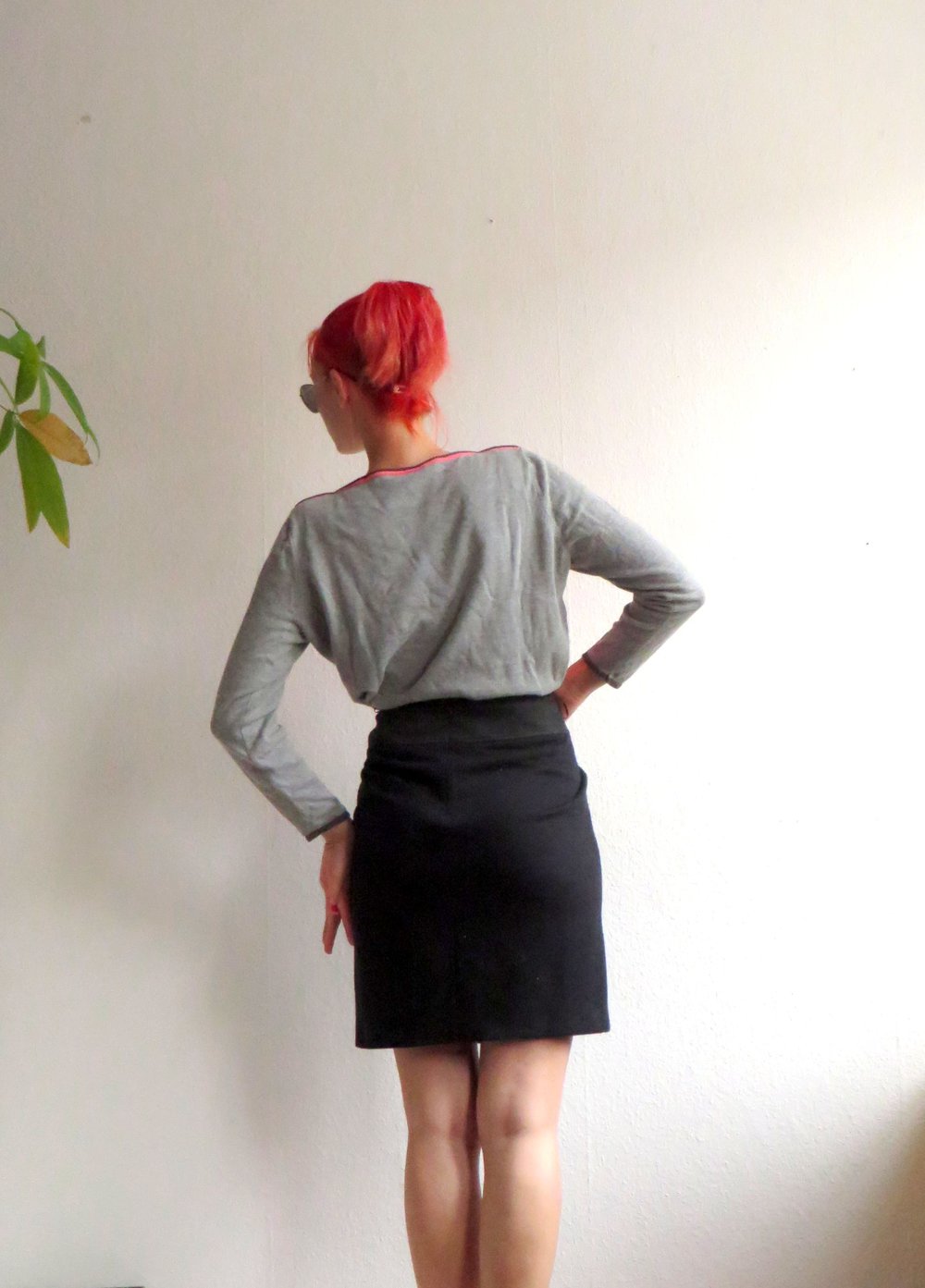 Betty Barclay Strickpullover Gr. XL grau koralle oversized Polkadots Punkte 