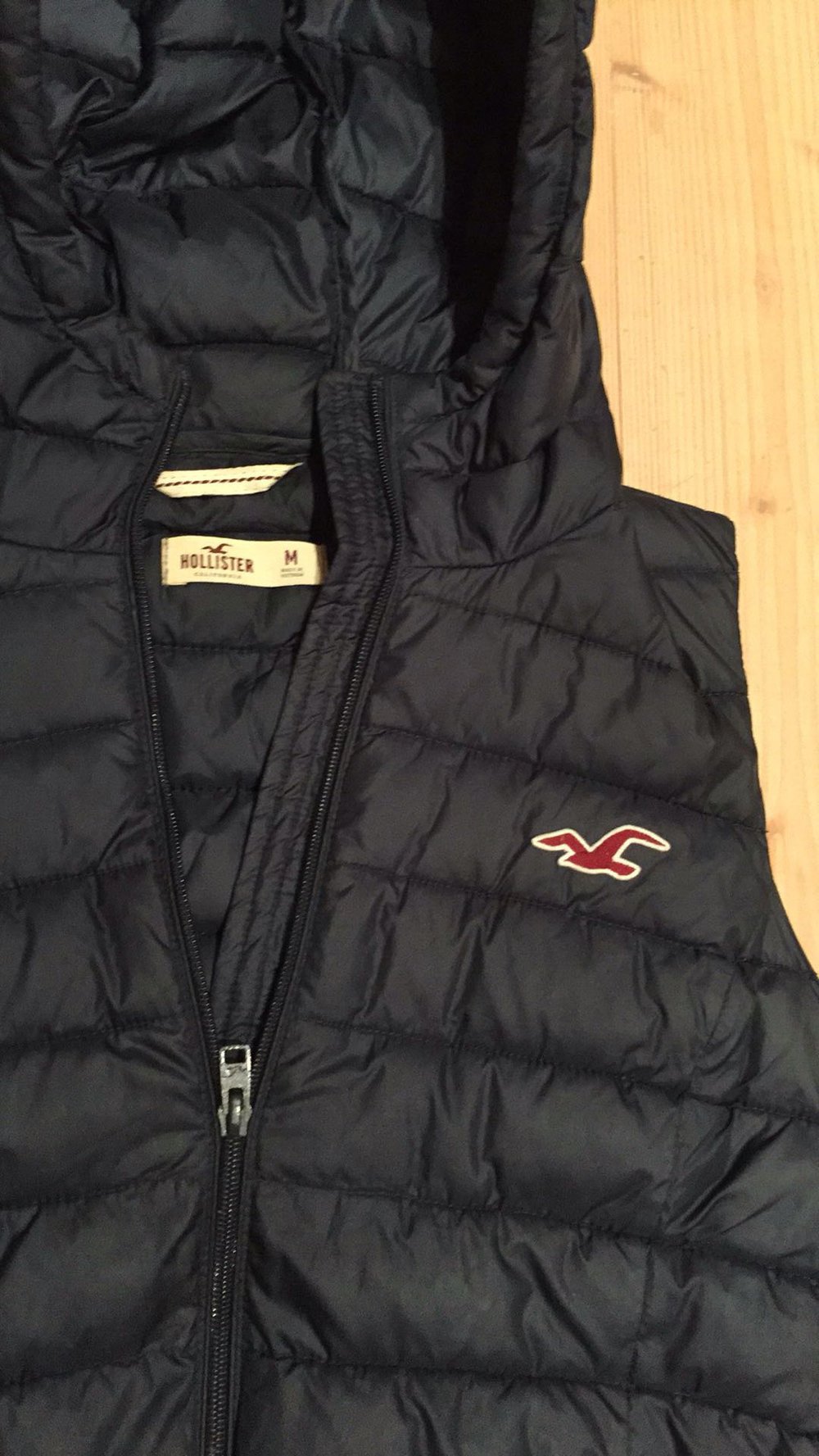 Blaue Hollister Weste