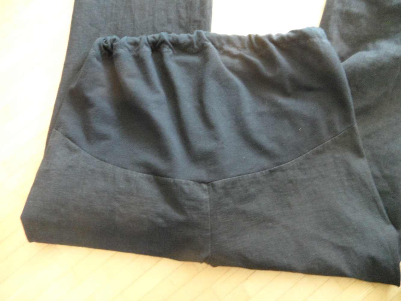DIY Umstandshose Schwangerschaft schwarz Gr. S