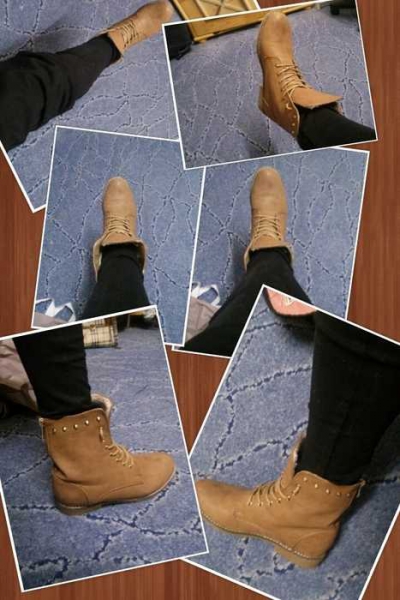 Schöne braune Boots/ Stiefeletten