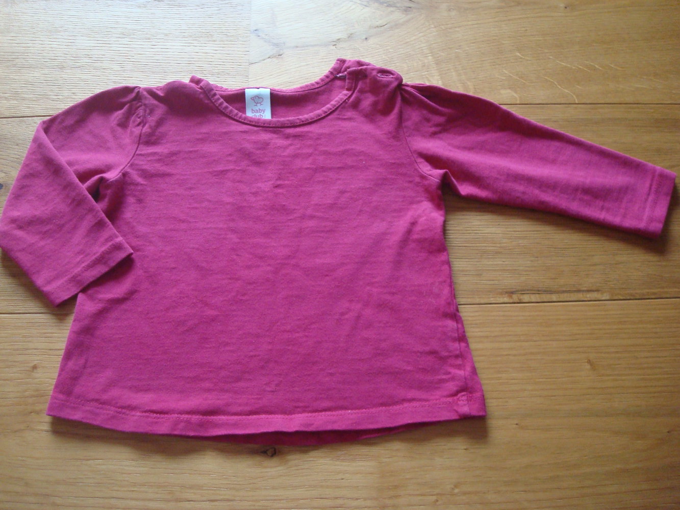 Langarmshirt, Shirt, Pullover Dunkelpink