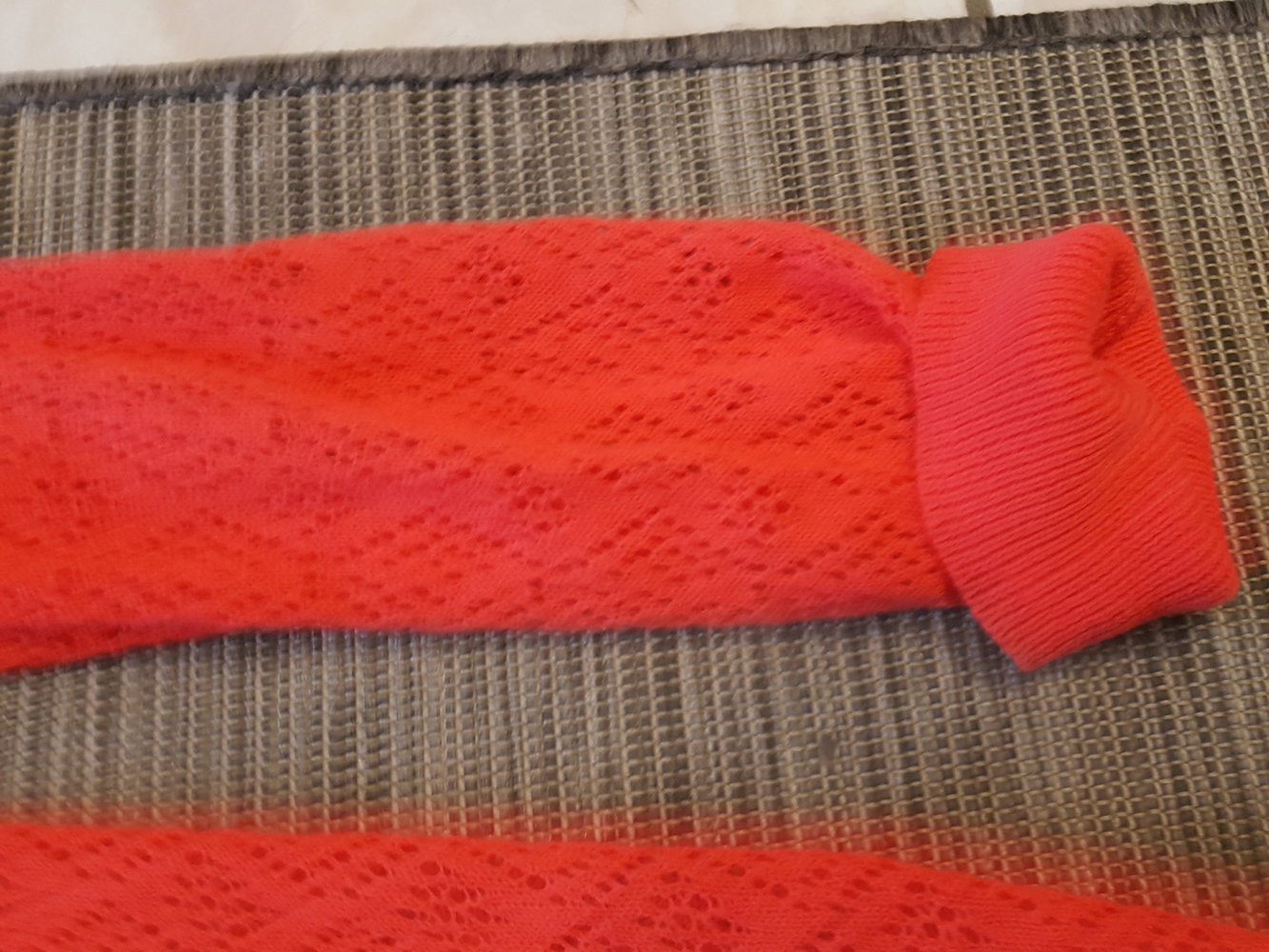 Bonprix, Strickjacke, Cardican, Rot, Roter Strick, Lange Jacke