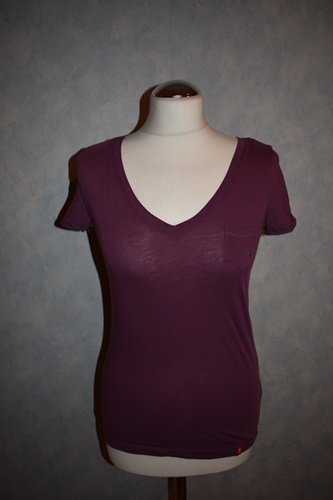 Dunkelrotes T-Shirt von Esprit