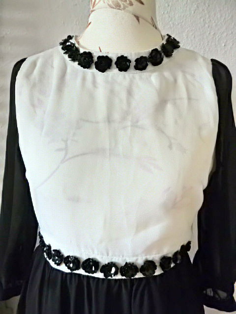 Asos Blüten Kontrast Kleid 40/42