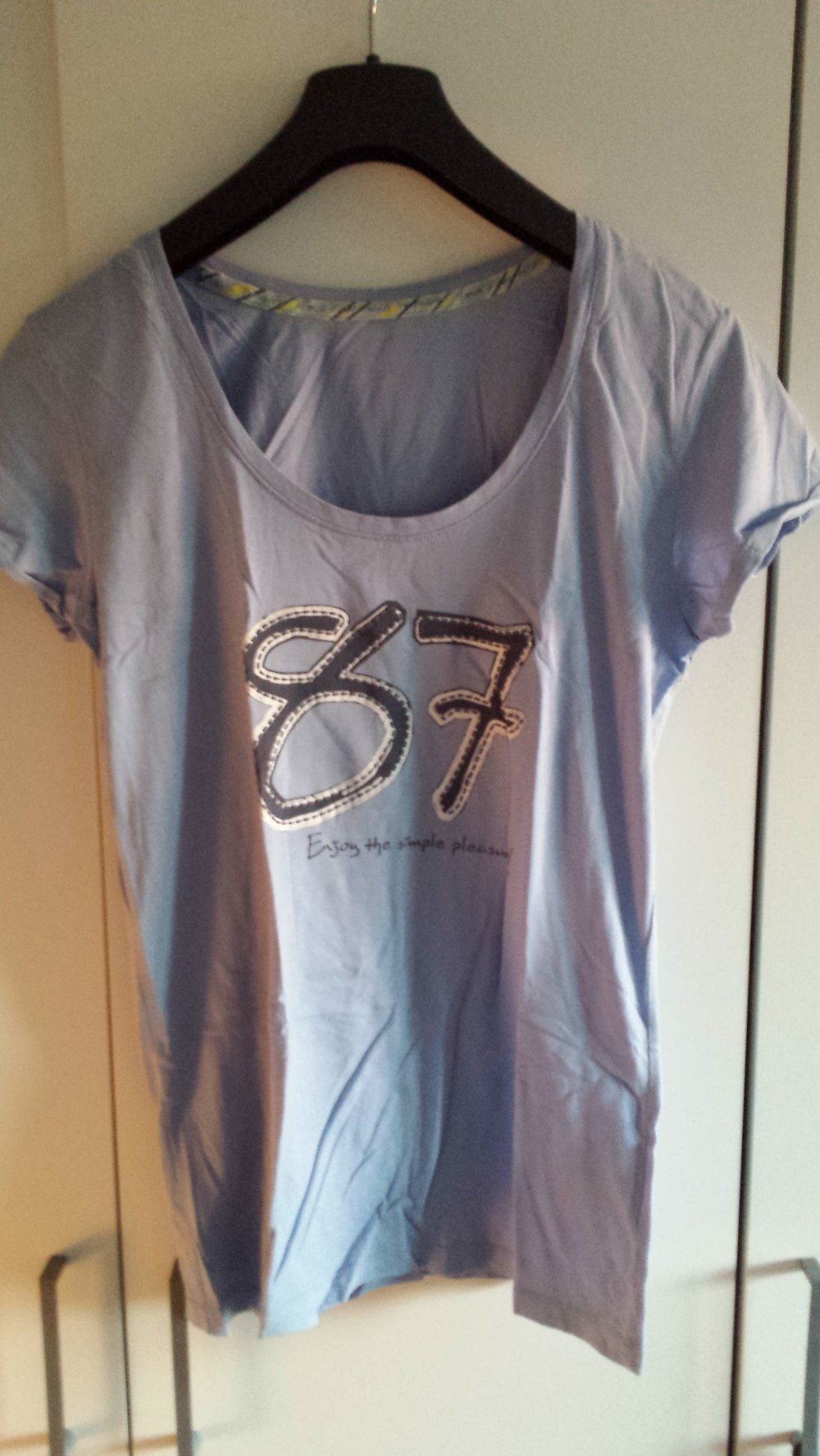 blaues T-Shirt Neu maritim