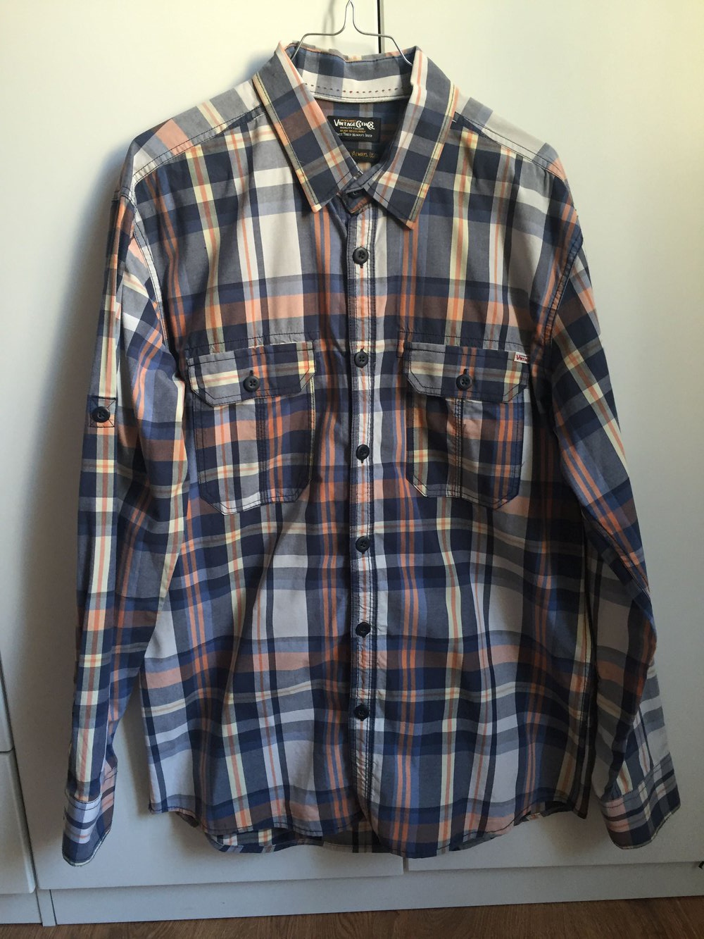 Langarm Hemd von Jack & Jones, Größe L