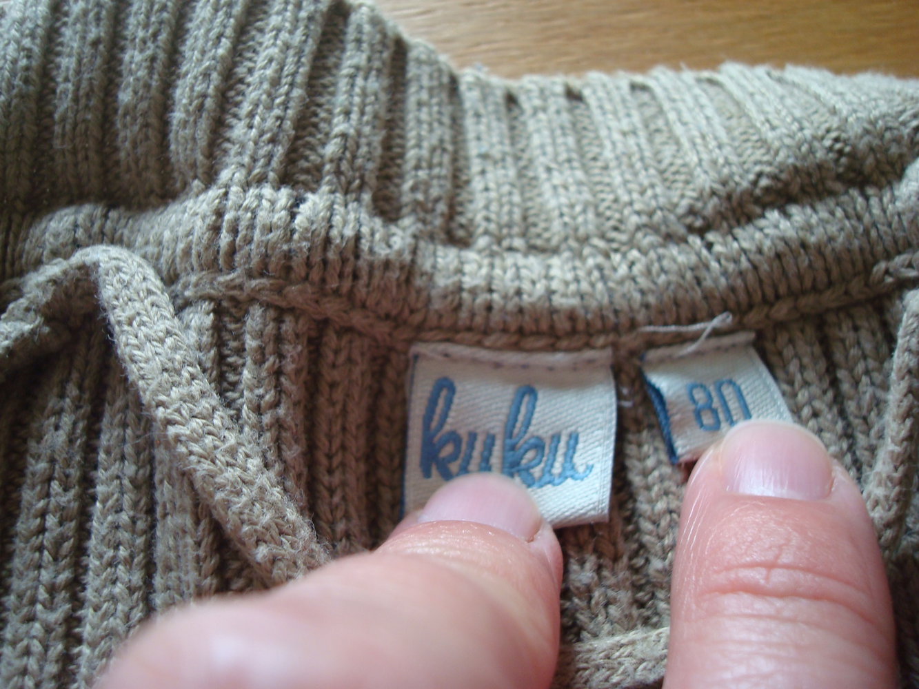 schöne Strickjacke Gr. 80