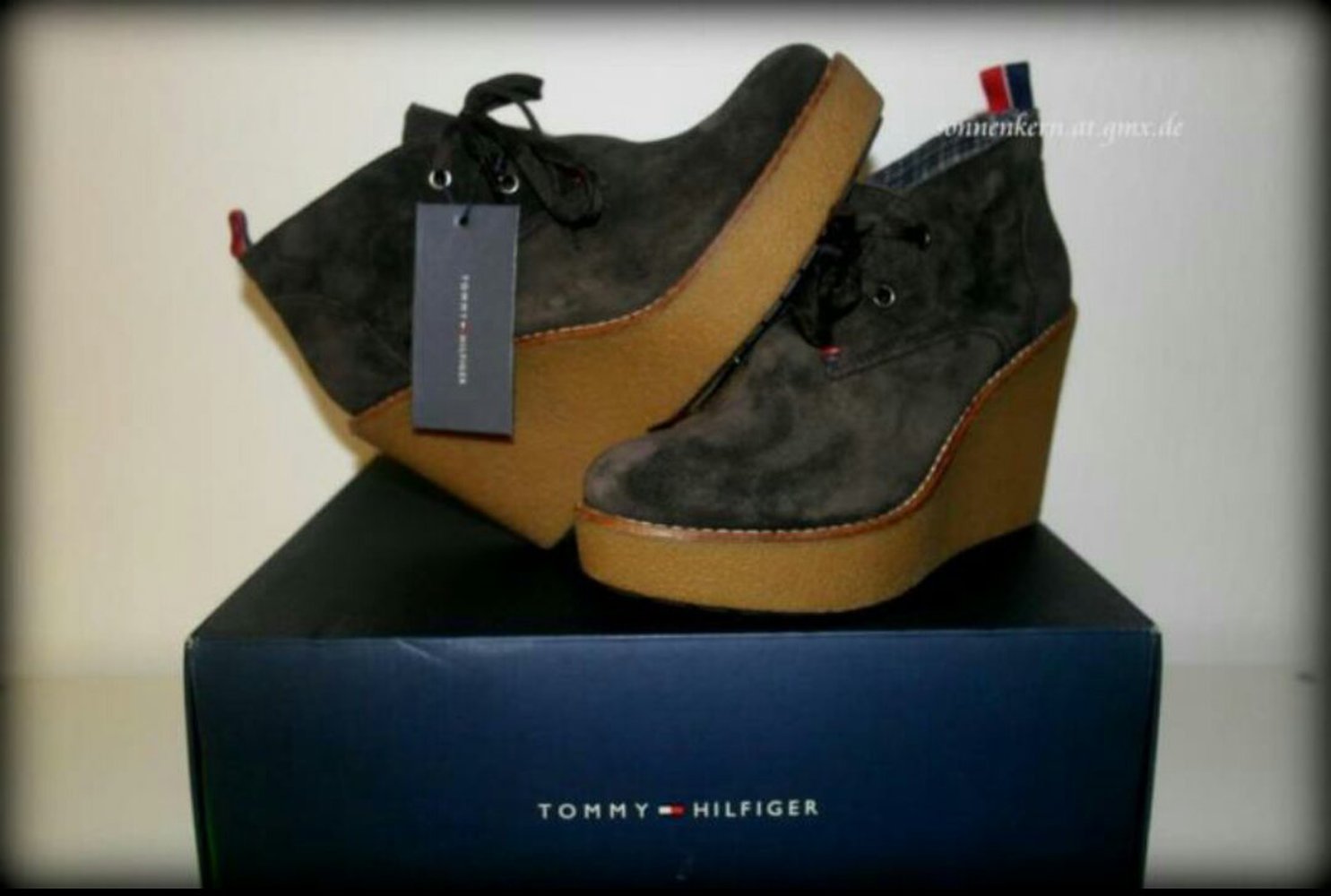 Tommy Hilfiger Keilabsatz Boots 37 Schuhe Stiefeletten Keil-Stiefeletten 