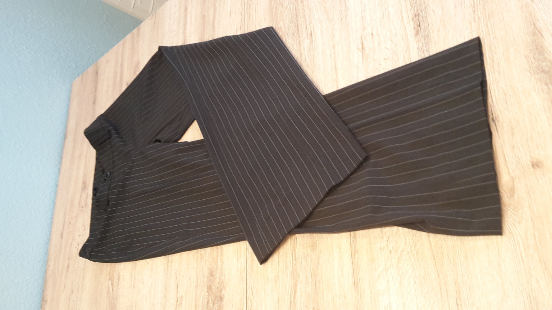 schwarz,Hosenanzug,Esprit,Nadelstreifen, Jacket 36, Hose 34 NEU! 