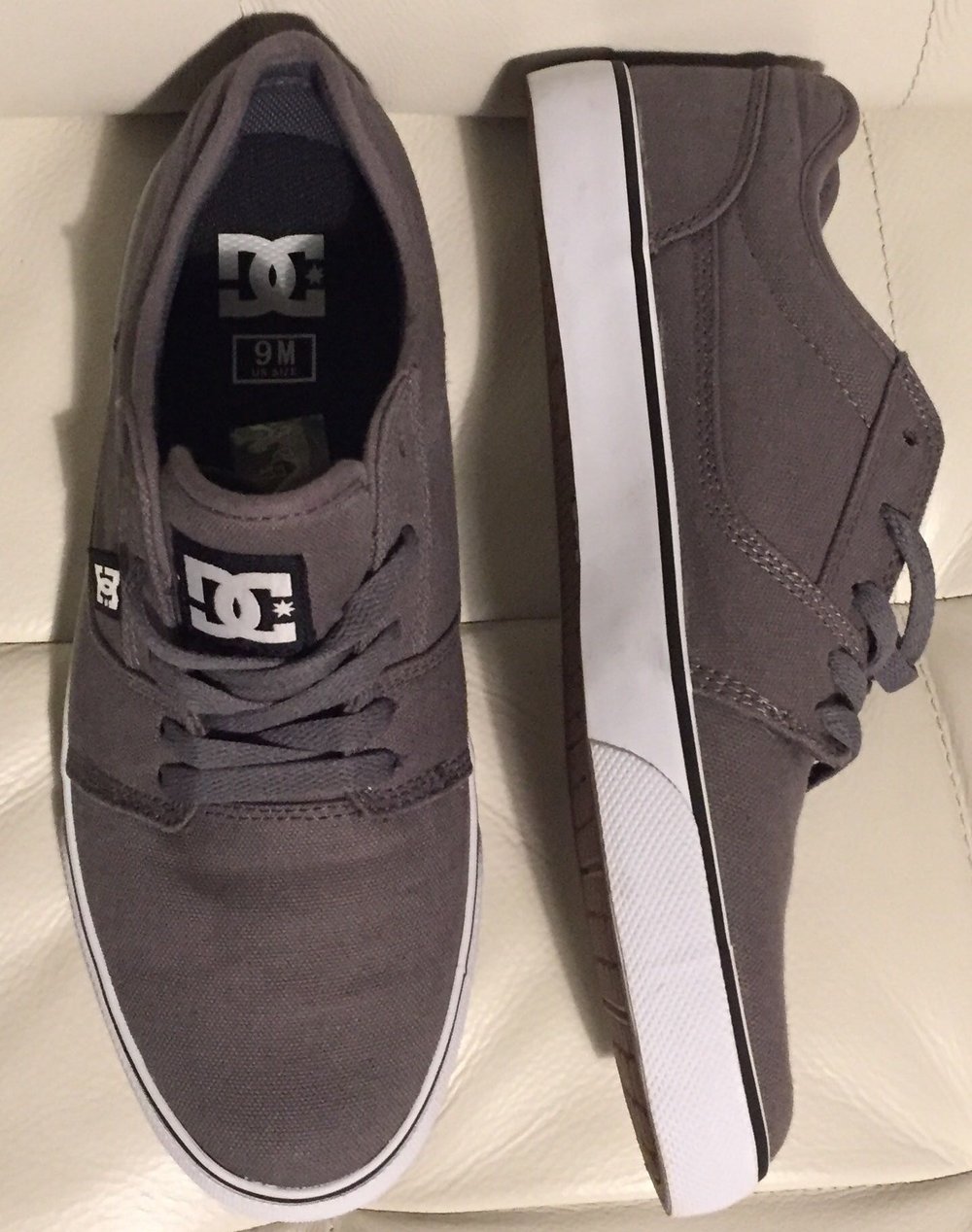 NEUw.: DC TONIK TX Canvas Sneaker grau Gr. 42 / UK 8