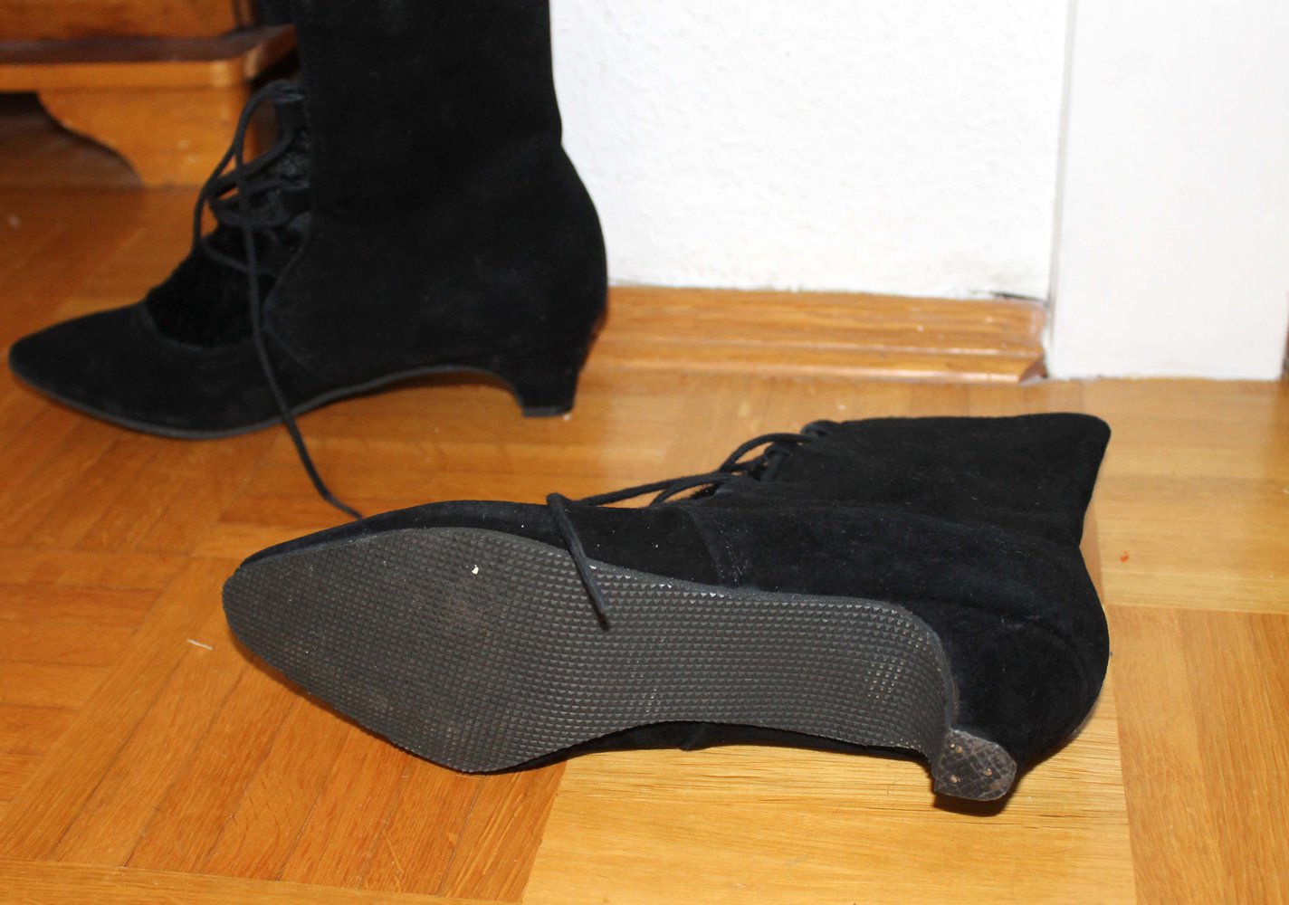 80er Batcave Gothic Stiefeletten NOS