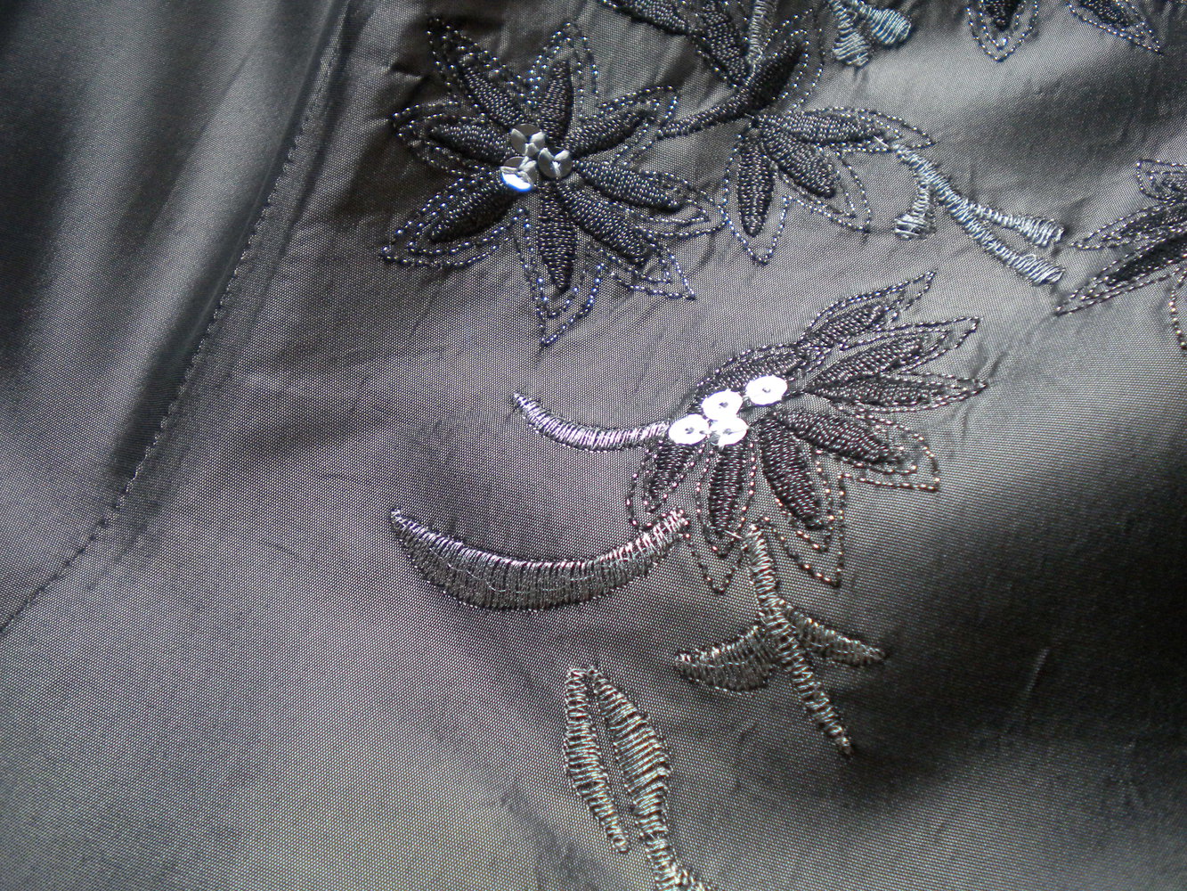 dunkelgrau silbernes Ballkleid, Sixth Sense (C&A), Größe 34