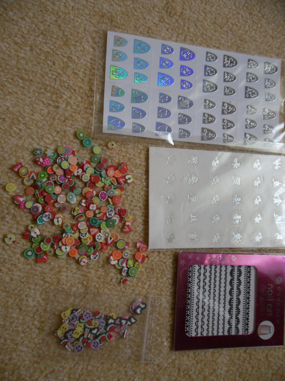 verscheidene Nagelsticker