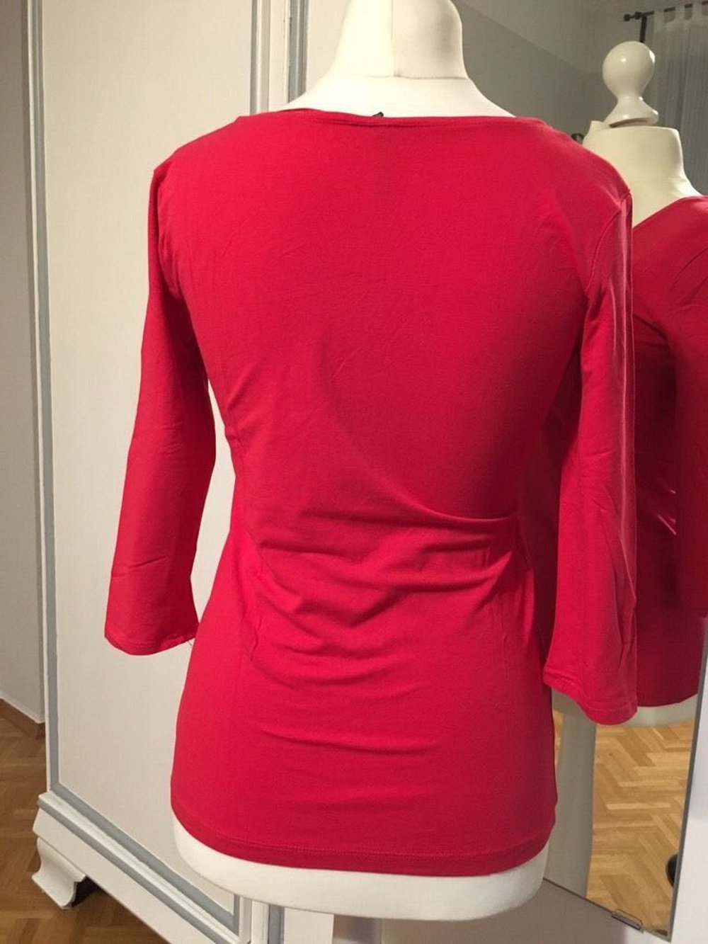 Shirt Oberteil 3/4-Arm H&M Größe 40 rot