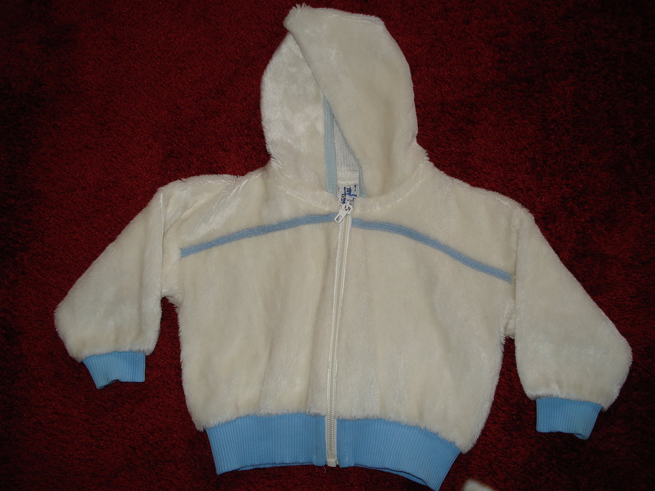 plüschige Vintage-Jacke