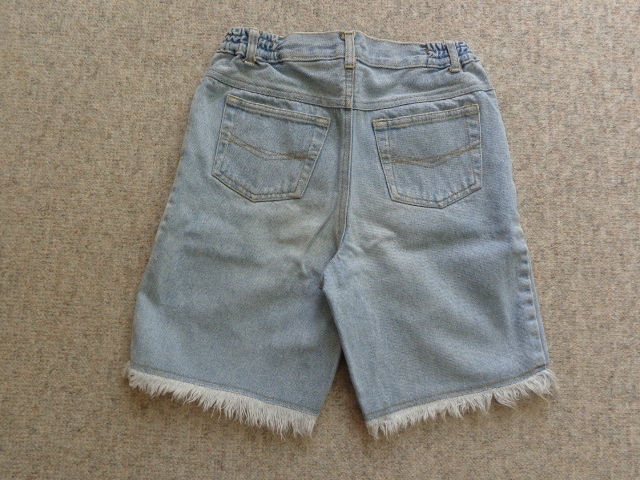 #Jeans Shorts Bermuda Gr. 152 hellblau Fade out/C&A