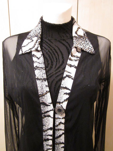 NEU! Langer, transparenter Abendmantel