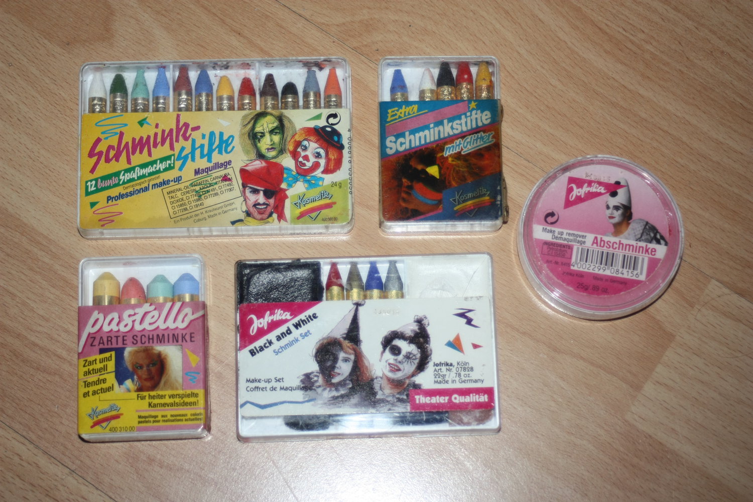 Karnevals Schminke Set & Abschminker