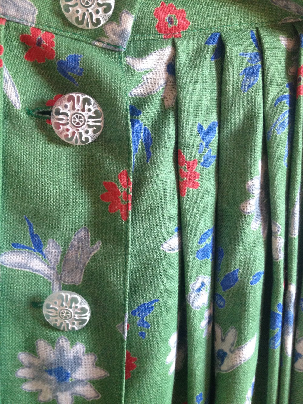 grüner Trachtenrock