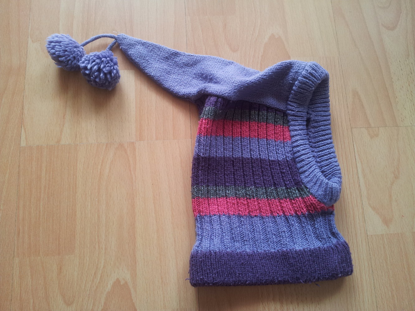 Wintermütze Tunnel lila Gr. 47