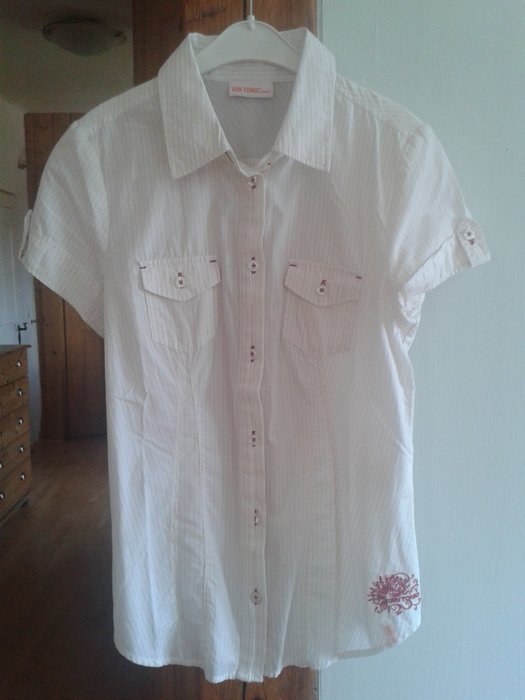 Bluse weiß Gin Tonic