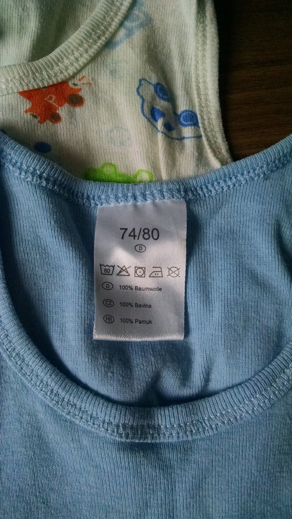 3 Unterhemden Gr. 74/80