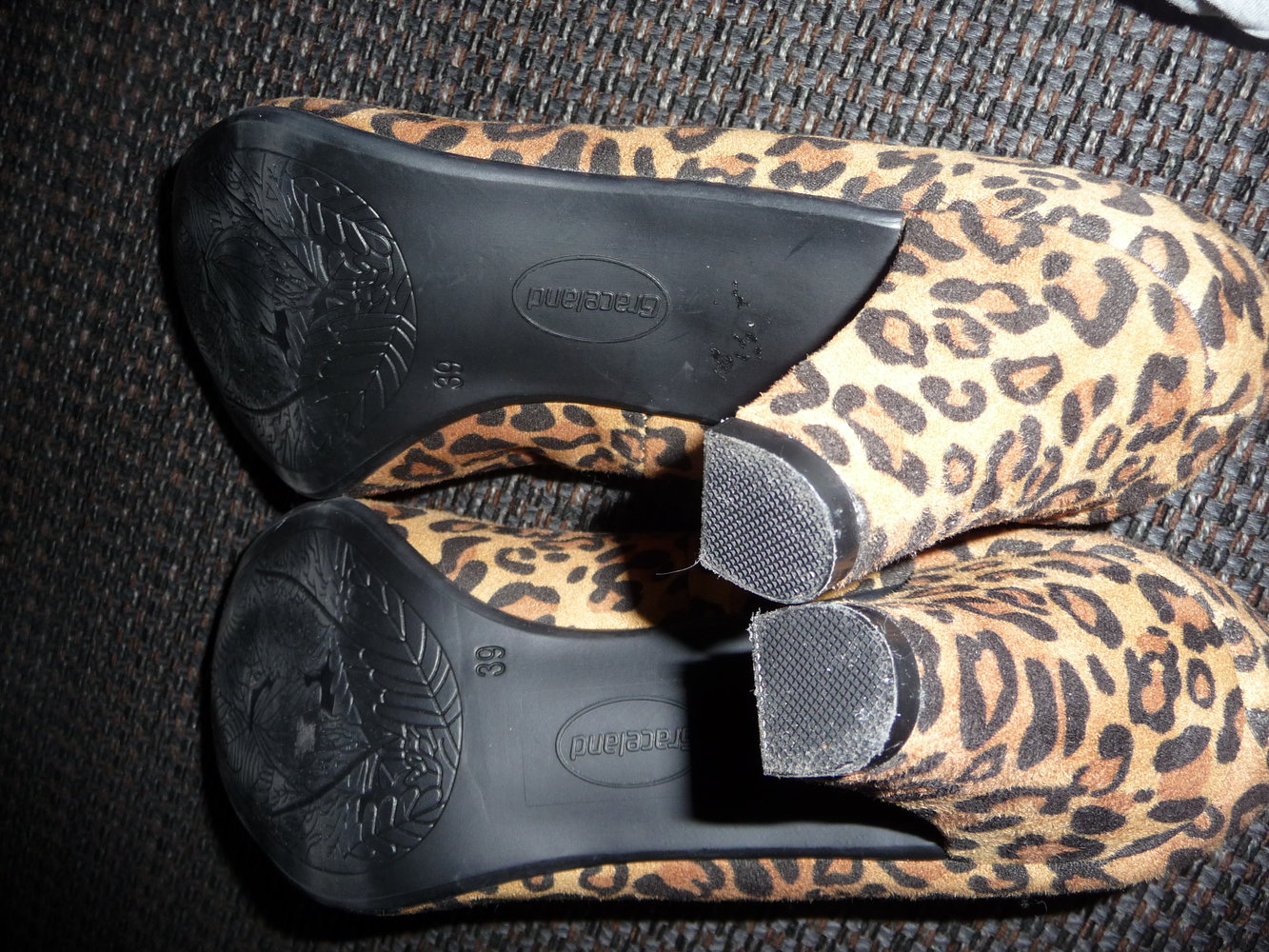 Schöne Graceland Leo Schuhe Pumps Leoprint Größe 39 