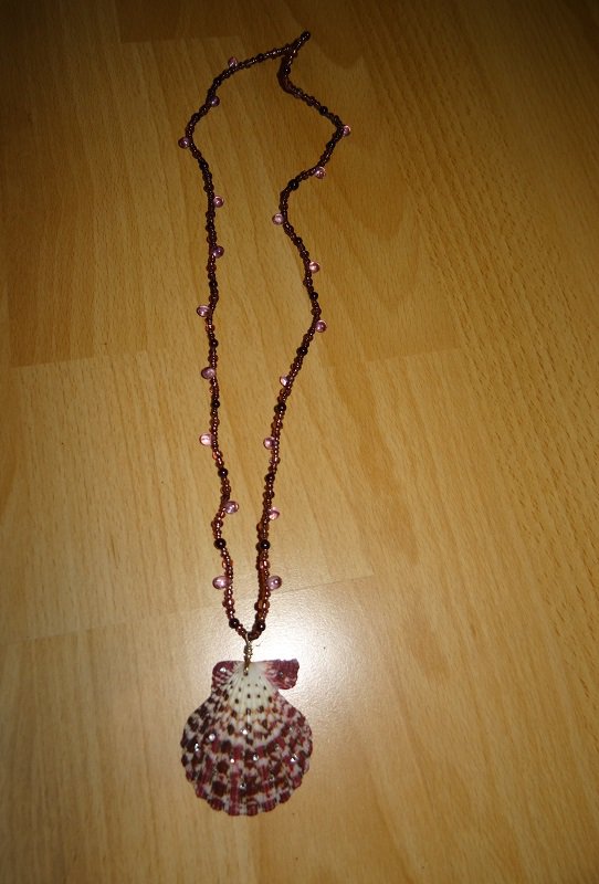 Schöne Muschelkette - Muschel Kette 