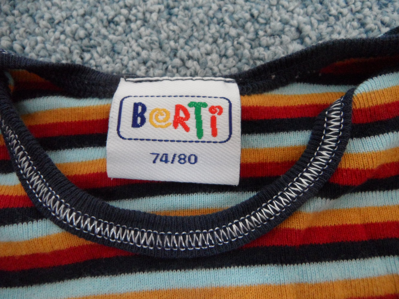 Body Ringel mit kleinem Traktor bunt