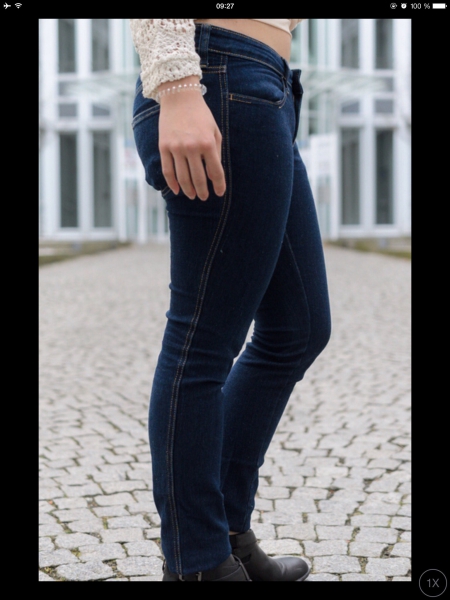 Blaue H&M Low Waist Jeans 