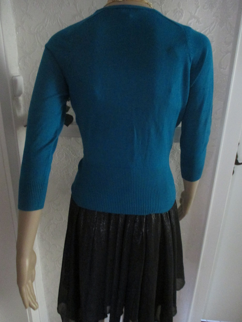 NEU Kurz Fein- Strickjacke Cardigan 