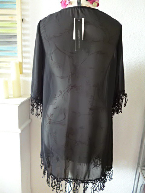 Chiffon Cardigan Spitzen Fransen 40/42