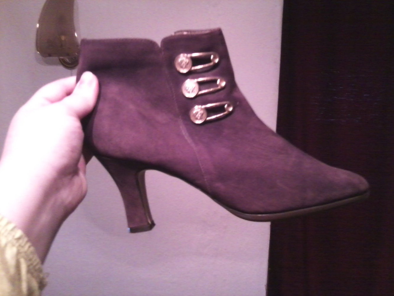 Stiefeletten  MayBe Cognac - braun Gr.40